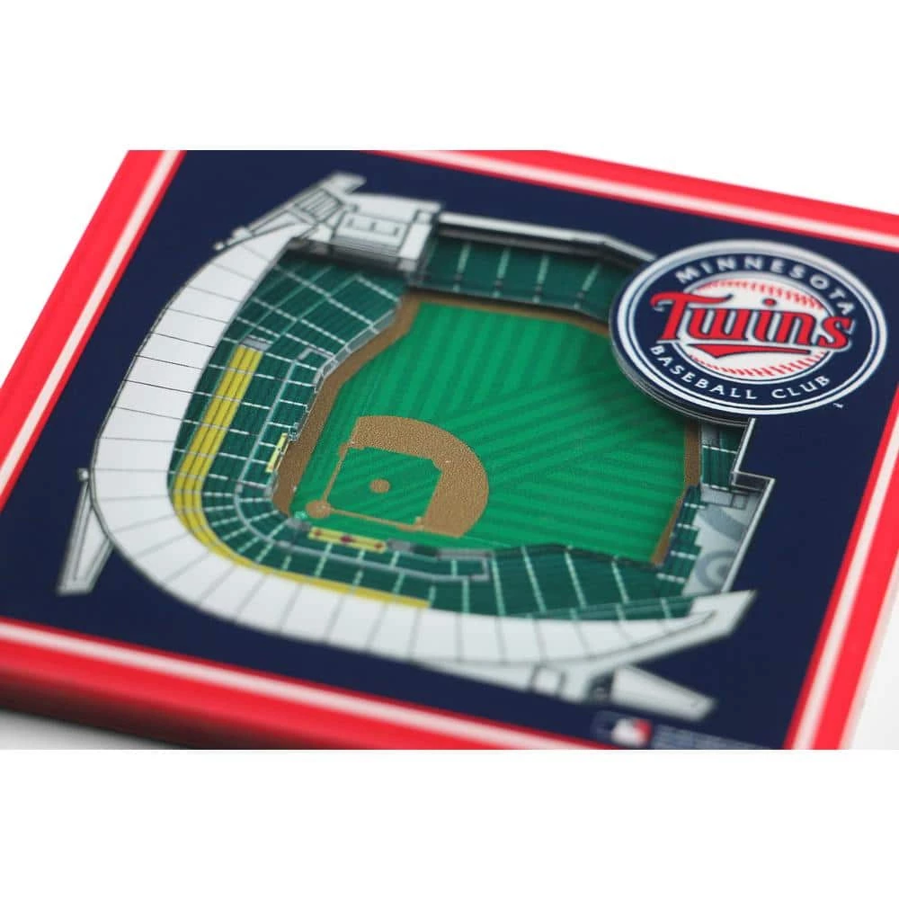 MLB Minnesota Twins 3D StadiumViews Coasters by YouTheFan 3 MLB Minnesota Twins 3D StadiumViews Coasters by YouTheFan - Image 3