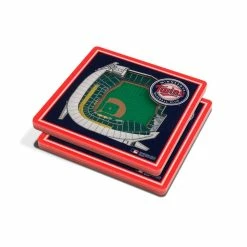 MLB Minnesota Twins 3D StadiumViews Coasters by YouTheFan