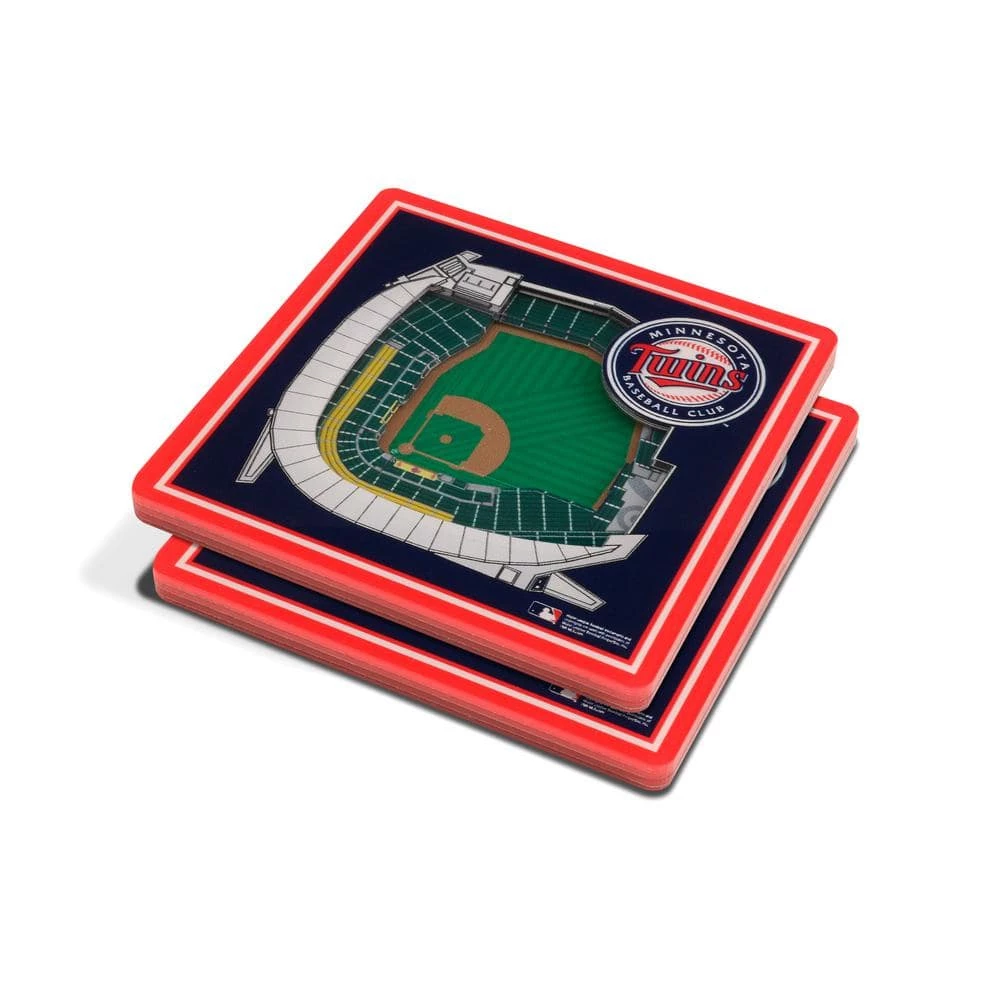 MLB Minnesota Twins 3D StadiumViews Coasters by YouTheFan 1 MLB Minnesota Twins 3D StadiumViews Coasters by YouTheFan