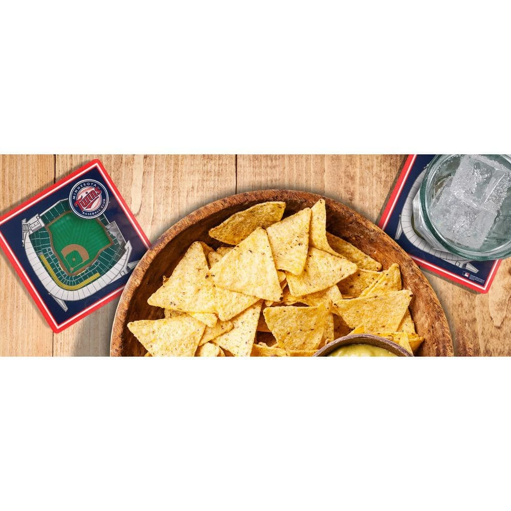 MLB Minnesota Twins 3D StadiumViews Coasters by YouTheFan 2 MLB Minnesota Twins 3D StadiumViews Coasters by YouTheFan - Image 2