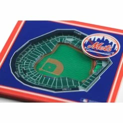 MLB New York Mets 3D StadiumViews Coasters by YouTheFan -Bar Accessories Sales multi youthefan coasters 9025047 4f 1000