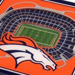 NFL Denver Broncos 3D StadiumViews Coasters by YouTheFan -Bar Accessories Sales multi youthefan coasters 9025597 4f 1000