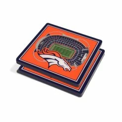 NFL Denver Broncos 3D StadiumViews Coasters by YouTheFan