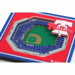 MLB Philadelphia Phillies 3D StadiumViews Coasters by YouTheFan -Bar Accessories Sales multi youthefan coasters 9025740 4f 1000