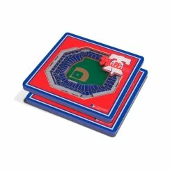 MLB Philadelphia Phillies 3D StadiumViews Coasters by YouTheFan
