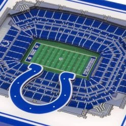 NFL Indianapolis Colts 3D StadiumViews Coasters by YouTheFan -Bar Accessories Sales multi youthefan coasters 9026006 4f 1000