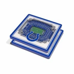 NFL Indianapolis Colts 3D StadiumViews Coasters by YouTheFan
