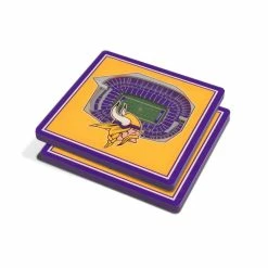 NFL Minnesota Vikings 3D StadiumViews Coasters by YouTheFan