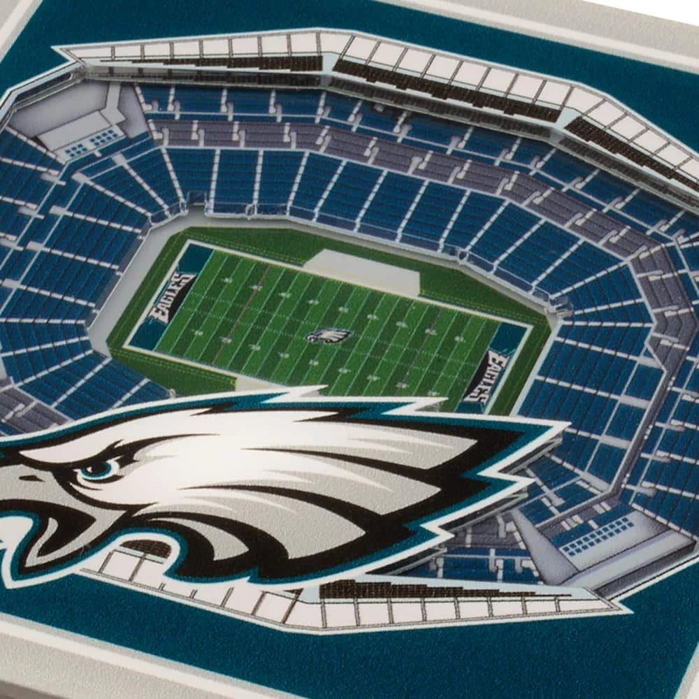 NFL Philadelphia Eagles 3D StadiumViews Coasters by YouTheFan 3 NFL Philadelphia Eagles 3D StadiumViews Coasters by YouTheFan - Image 3