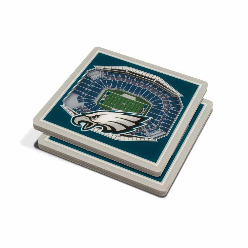 NFL Philadelphia Eagles 3D StadiumViews Coasters by YouTheFan 1 NFL Philadelphia Eagles 3D StadiumViews Coasters by YouTheFan