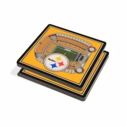 NFL Pittsburgh Steelers 3D StadiumViews Coasters by YouTheFan