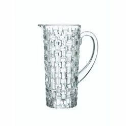Bossa Nova 42 oz. Crystal Glass Clear Pitcher by NAMBE