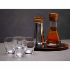 Vie 9 in. Stainless and Wood Cocktail Shaker by NAMBE -Bar Accessories Sales nambe cocktail shakers mt1099 31 1000