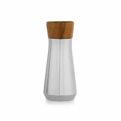 Vie 9 in. Stainless and Wood Cocktail Shaker by NAMBE