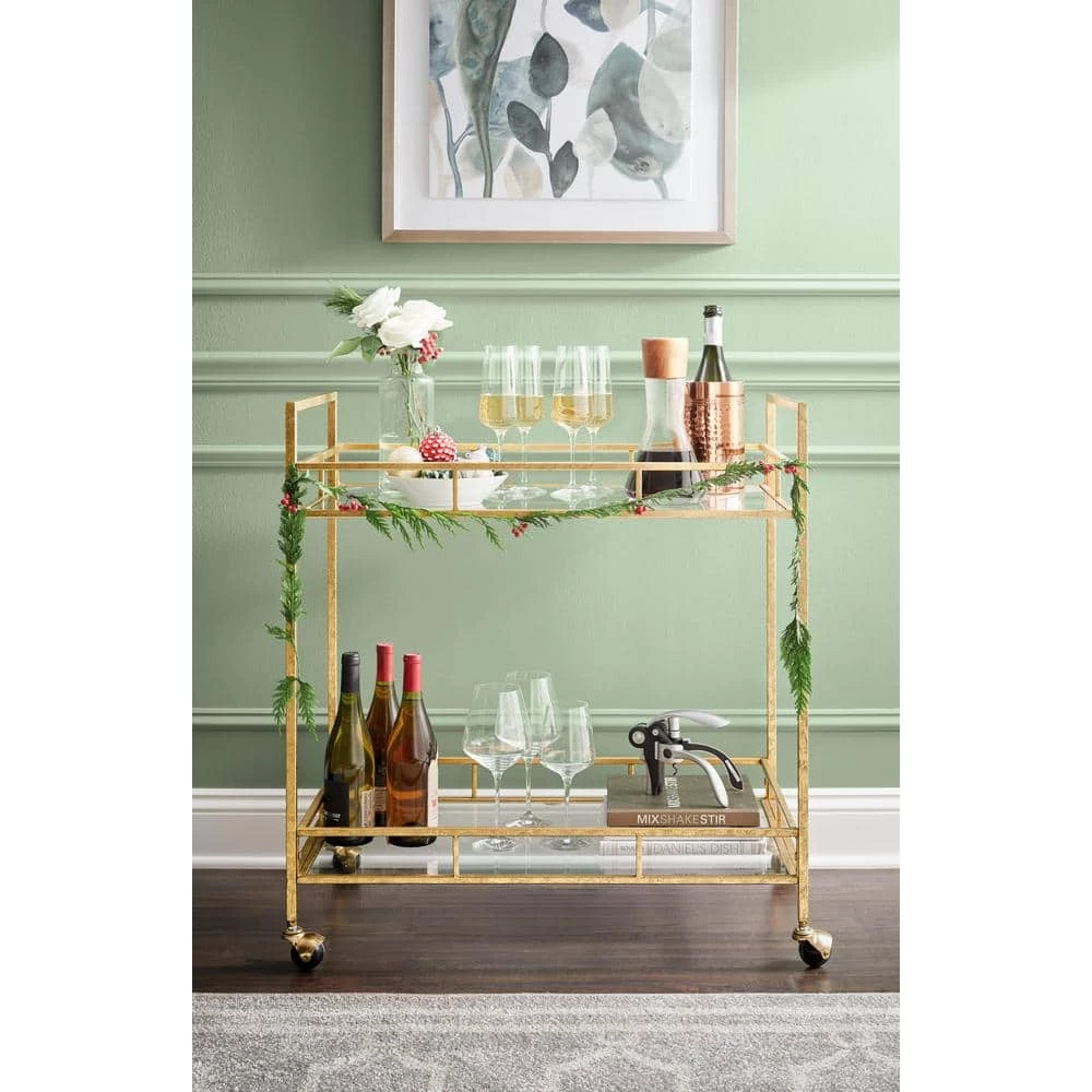 Vie 10 in. Glass and Wood Decanter by NAMBE 2 Vie 10 in. Glass and Wood Decanter by NAMBE - Image 2