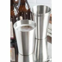 16 oz. Stainless Steel Beer Cup by Outset -Bar Accessories Sales outset cocktail sets 76425 1f 1000