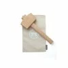 Lewis Light Brown Wood Bag and Ice Mallet by Outset