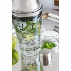 Glass and Stainless-Steel Cocktail Shaker by Outset -Bar Accessories Sales outset cocktail shakers b327 1f 1000