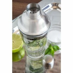 Glass and Stainless-Steel Cocktail Shaker by Outset -Bar Accessories Sales outset cocktail shakers b327 44 1000