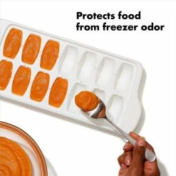 Teal Baby Food Freezer Tray (2-Pack) by OXO TOT -Bar Accessories Sales oxo tot ice trays 63143800 66 1000