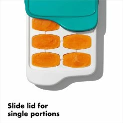 Teal Baby Food Freezer Tray (2-Pack) by OXO TOT -Bar Accessories Sales oxo tot ice trays 63143800 a0 1000