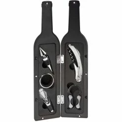 Wine Bottle Corkscrew and Accessory Set by Ozeri