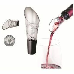 Prestige Electric Wine Bottle Opener with Aerating Pourer, Foil Cutter and Elegant Recharging Stand by Ozeri -Bar Accessories Sales ozeri wine openers ow05a 77 1000