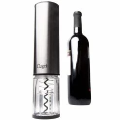 Extravo Electric Wine Opener in Stainless Steel with Auto Activation with Button-Free Operation by Ozeri 20 Extravo Electric Wine Opener in Stainless Steel with Auto Activation with Button-Free Operation by Ozeri -Bar Accessories Sales ozeri wine openers ow07a 1f 1000