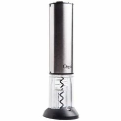 Extravo Electric Wine Opener in Stainless Steel with Auto Activation with Button-Free Operation by Ozeri 19 Extravo Electric Wine Opener in Stainless Steel with Auto Activation with Button-Free Operation by Ozeri -Bar Accessories Sales ozeri wine openers ow07a 4f 1000