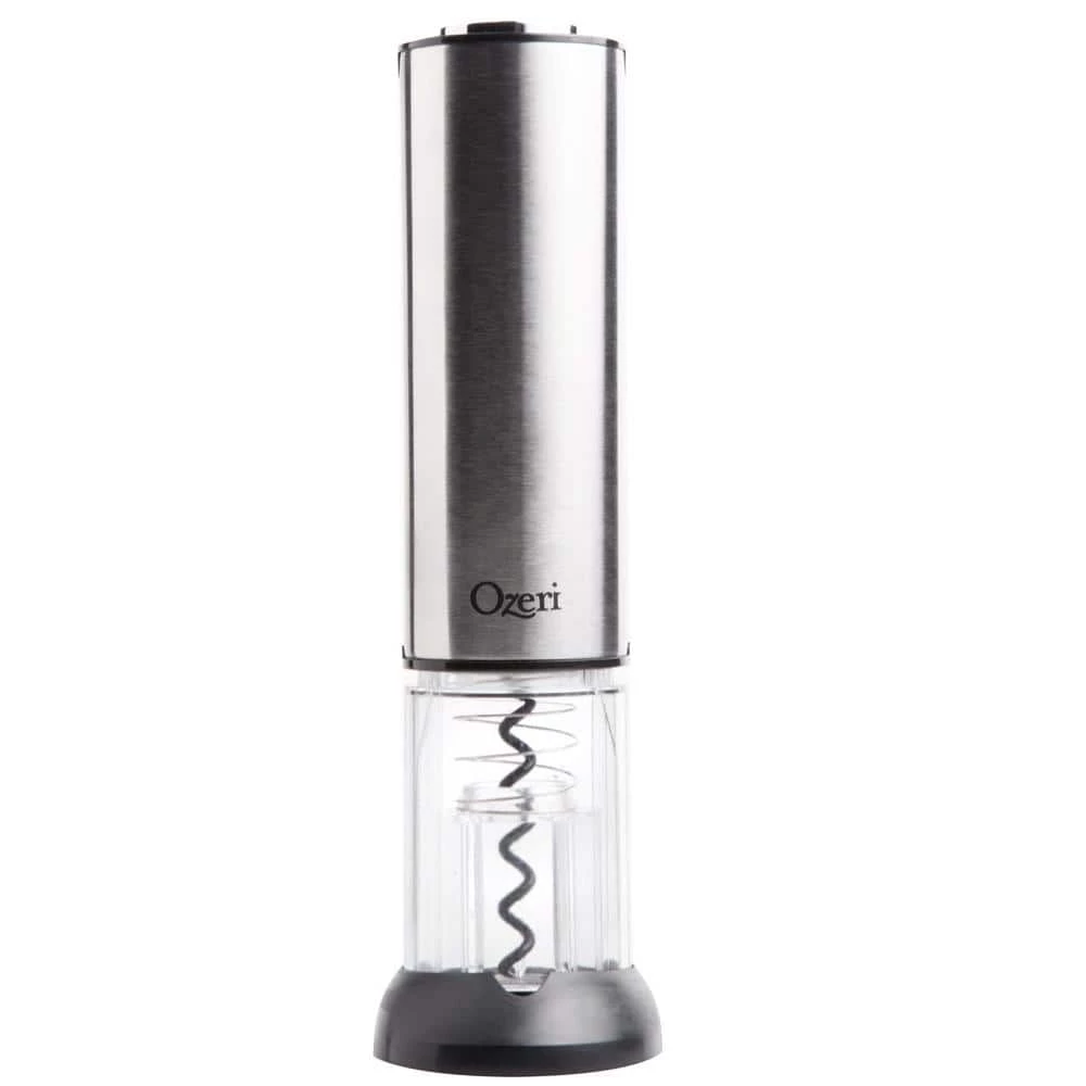 Extravo Electric Wine Opener in Stainless Steel with Auto Activation with Button-Free Operation by Ozeri 1 Extravo Electric Wine Opener in Stainless Steel with Auto Activation with Button-Free Operation by Ozeri