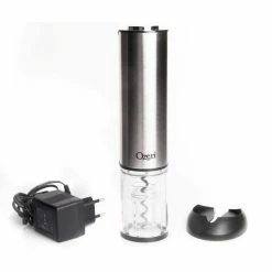 Extravo Electric Wine Opener in Stainless Steel with Auto Activation with Button-Free Operation by Ozeri 22 Extravo Electric Wine Opener in Stainless Steel with Auto Activation with Button-Free Operation by Ozeri -Bar Accessories Sales ozeri wine openers ow07a fa 1000