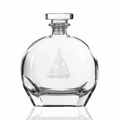 Sailboat 23 fl.oz. Glass Decanters with Whiskey Glasses (Set of 3) by Rolf Glass -Bar Accessories Sales rolf glass wine aerators 222905 4f 1000