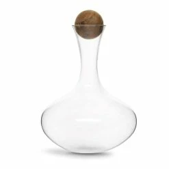 Glass Nature Wine Carafe with Oak Stopper by Sagaform