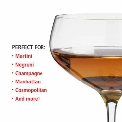 8.3 oz. Coupette Glass Cocktail Coupes, European Lead-Free Crystal, Holds (Set of 4) by Spiegelau -Bar Accessories Sales spiegelau cocktail sets 4500174 1f 1000