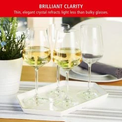 15.5 oz. White Wine Glasses European-Made Lead-Free Crystal, Classic Stemmed, Dishwasher Safe, Gift Set (Set of 4) by Spiegelau -Bar Accessories Sales spiegelau cocktail sets 4670182 1f 1000