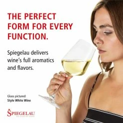 15.5 oz. White Wine Glasses European-Made Lead-Free Crystal, Classic Stemmed, Dishwasher Safe, Gift Set (Set of 4) by Spiegelau -Bar Accessories Sales spiegelau cocktail sets 4670182 fa 1000