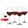 19.4 oz. Red Wine Glasses European-Made Lead-Free Crystal, Classic Stemmed, Dishwasher Safe (Set of 4) by Spiegelau