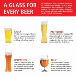 15.5 oz. Beer Tulip Glasses European-Made Lead-Free Crystal, Modern Beer Glasses, Dishwasher Safe, Gift Set (Set of 6) by Spiegelau -Bar Accessories Sales spiegelau cocktail sets 4991884 fa 1000