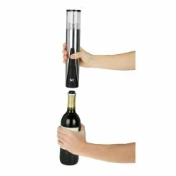 Electric Wine Opener with Vacuum Sealer by KALORIK -Bar Accessories Sales stainless steel and black kalorik wine openers cks 40792 1f 1000
