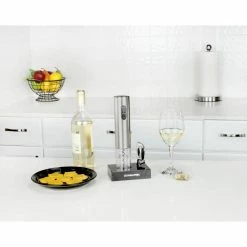 Electric Wine Opener with Foil Cutter by KALORIK -Bar Accessories Sales stainless steel kalorik wine openers cks 36812 1f 1000