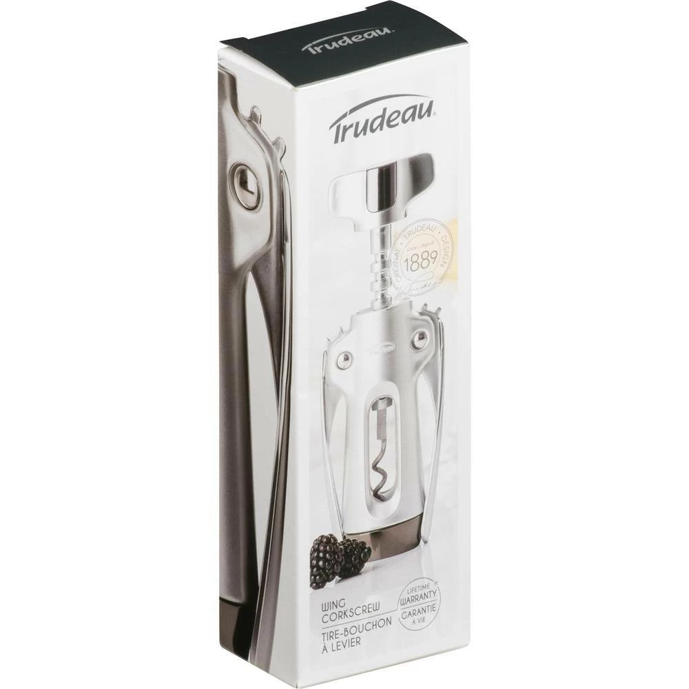 Silver Wing Corkscrew by Trudeau 2 Silver Wing Corkscrew by Trudeau - Image 2
