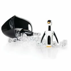 8.25 in. Zoo Kingsley Winged Penguin Corkscrew Soft-Touch Wine Bottle Cork Opener by TrueZoo -Bar Accessories Sales truezoo cocktail sets 2960 31 1000