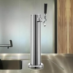 Beer Tower Stainless Steel Single Faucet Kegerator Tower 3 in. Dia. Column Beer Dispenser Tower With Hose, Wrench, Cover by VEVOR 15 Beer Tower Stainless Steel Single Faucet Kegerator Tower 3 in. Dia. Column Beer Dispenser Tower With Hose, Wrench, Cover by VEVOR -Bar Accessories Sales vevor cocktail sets pjzdtpjt000000001v0 31 1000