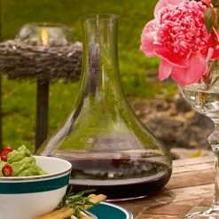 Purismo 33.75 oz. Lead-Free Crystal Red Wine Decanter with Stopper by Villeroy & Boch -Bar Accessories Sales villeroy boch decanters 1137800235 1f 1000