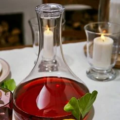 Purismo 33.75 oz. Lead-Free Crystal Red Wine Decanter with Stopper by Villeroy & Boch -Bar Accessories Sales villeroy boch decanters 1137800235 31 1000