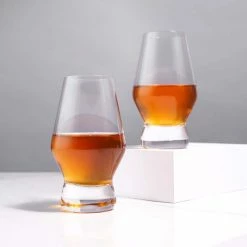 8 oz. Footed Crystal Scotch Glasses Lead-Free Premium Crystal, Scotch Glass Gift Set (Set of 2) by Viski -Bar Accessories Sales viski cocktail sets 4290 44 1000