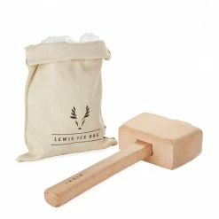 12 in. Professional Lewis Bag and Mallet Bartender Kit and Bar Tools Kitchen Accessory Ice Bag and Mallet by Viski