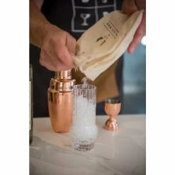 12 in. Professional Lewis Bag and Mallet Bartender Kit and Bar Tools Kitchen Accessory Ice Bag and Mallet by Viski -Bar Accessories Sales viski cocktail sets 4371 76 1000