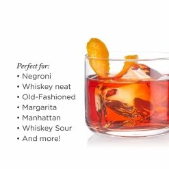 8 oz. Crystal Negroni Tumblers Lead-Free Premium Crystal Glass, Cocktail Glass Gift Set (Set of 2) by Viski 10 8 oz. Crystal Negroni Tumblers Lead-Free Premium Crystal Glass, Cocktail Glass Gift Set (Set of 2) by Viski -Bar Accessories Sales viski cocktail sets 9839 44 1000