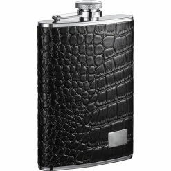 Gator Leather Hip Flask by Visol